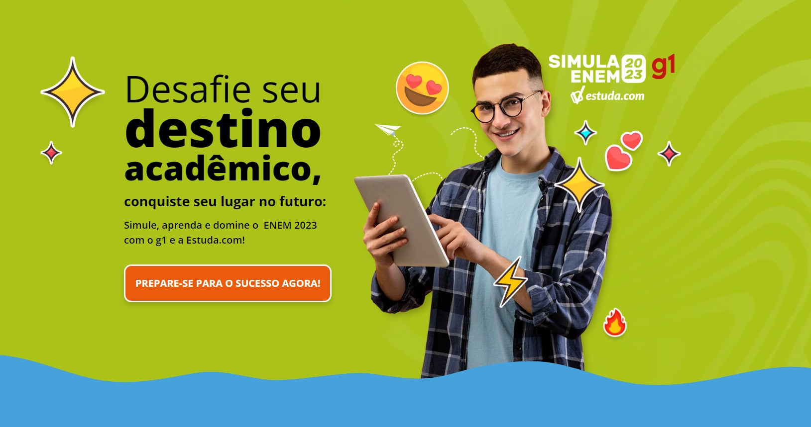 g1 terá simulado gratuito do Enem com notas corrigidas por TRI; veja período de inscrição e data das provas on-line 