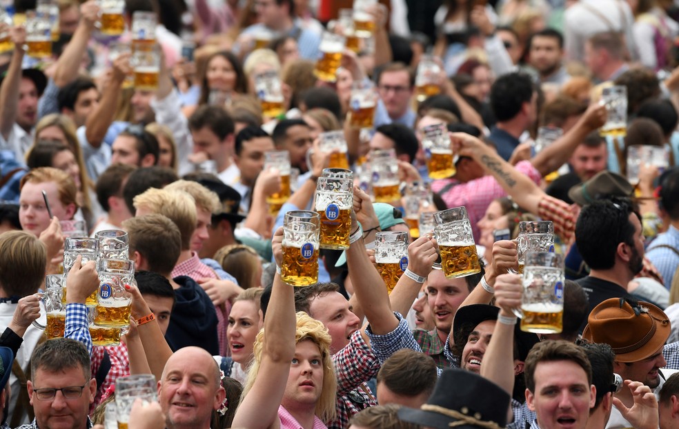 Imagem mostra Oktoberfest no ano passado — Foto: Andreas Gebert/Reuters