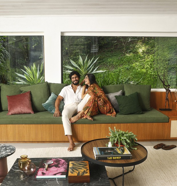 Casa de Thaila Ayala e Renato Goés (Foto: Leo Faria / Divulgação)