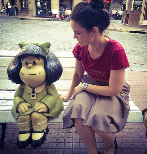 Carolina Kasting e Mafalda (Foto: Reprodução/Instagram)