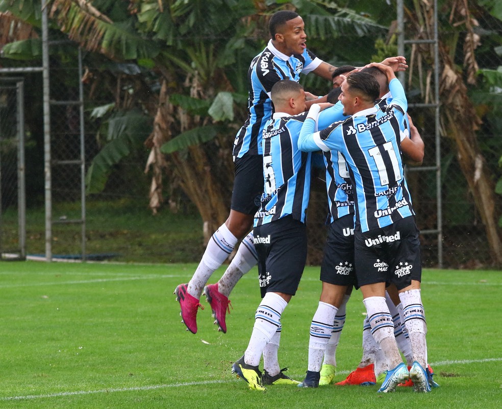 Grêmio eliminou Vitória na semifinal do Brasileirão de Aspirantes — Foto: Rodrigo Fatturi / Grêmio FBPA