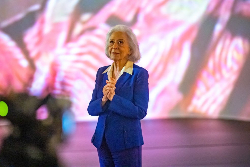 Fernanda Montenegro relembra novelas marcantes no especial '70 Anos Esta Noite' — Foto: Globo/Paulo Belote