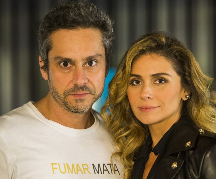 Giovanna Antonelli diz que se diverte nas cenas com Alexandre Nero (Foto: Globo/João Miguel Júnior)