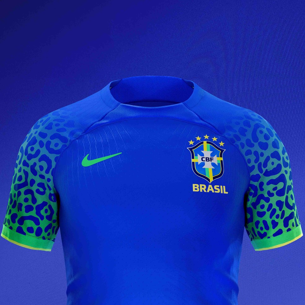 Novo uniforme 2 da Seleção para a Copa do Mundo — Foto: Divulgação/Nike