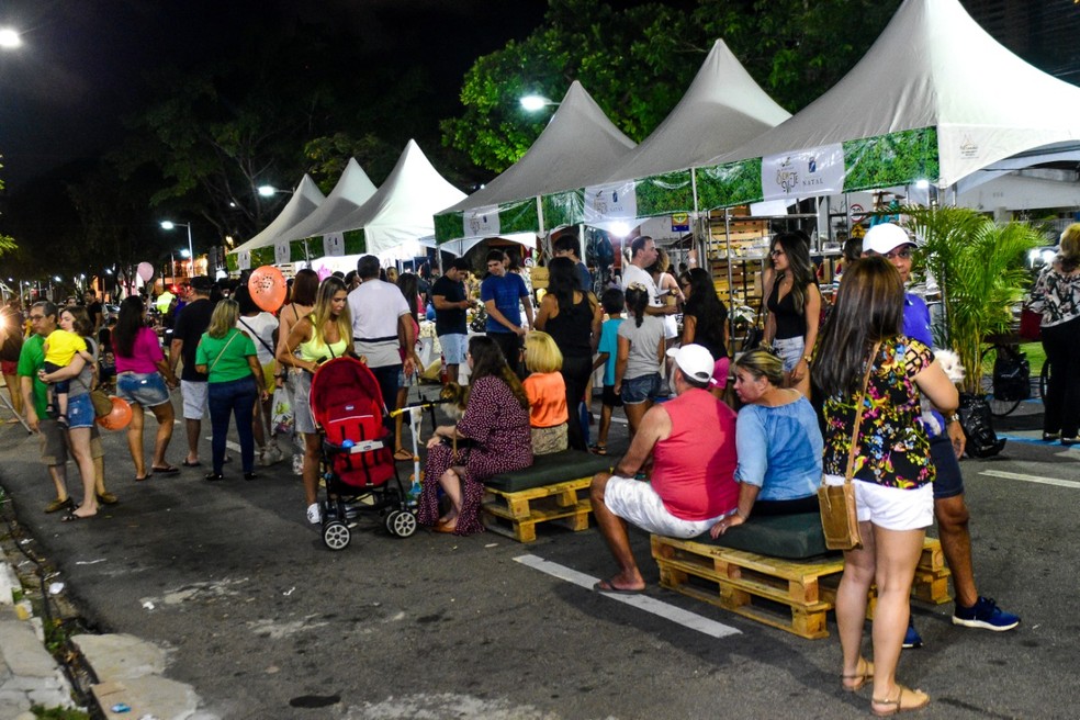 Mercado Bem-te-vi acontece na Avenida Afonso Pena — Foto: Divulgação