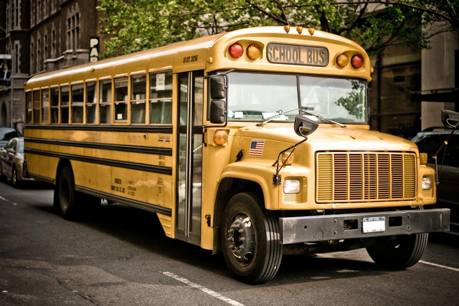 Ônibus escolar nos Estados Unidos
