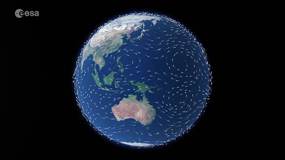 Satélite vai coletar informações sobre os ventos em toda a Terra (Foto: BBC)