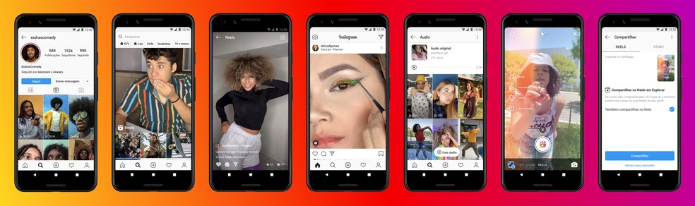 Instagram anuncia função Reels e vai expandir criação de conteúdo editado e autoral. — Foto: Divulgação/Instagram