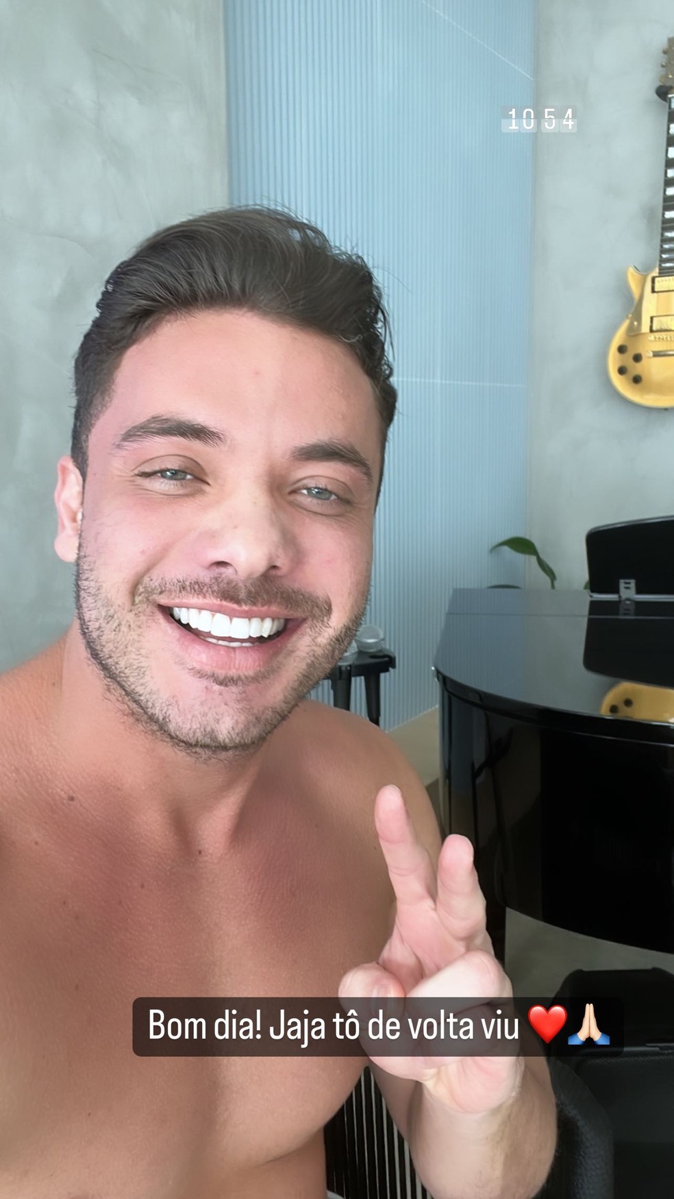 Wesley Safadão fala sobre recuperação — Foto: Reprodução/Instagram 