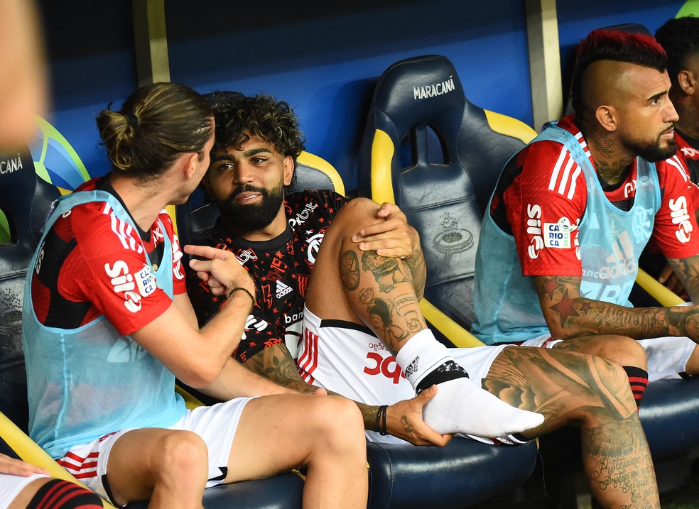 Gabigol - Flamengo x Fluminense — Foto: André Durão