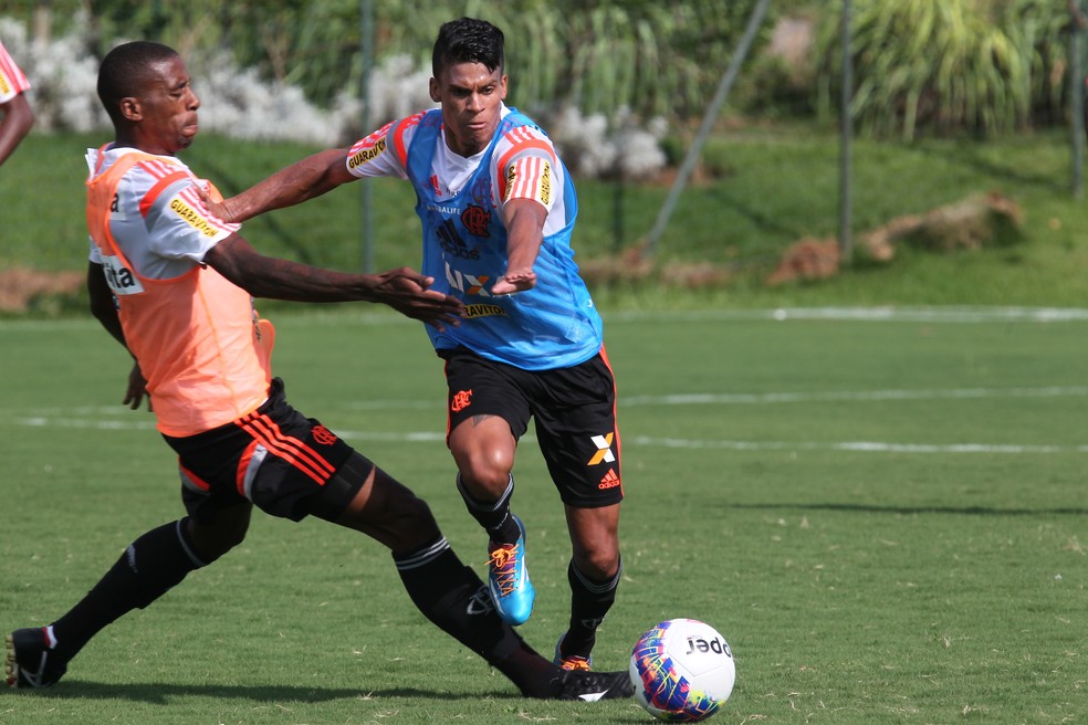 Thallysson durante a passagem pelo Flamengo — Foto: Gilvan de Souza / Flamengo