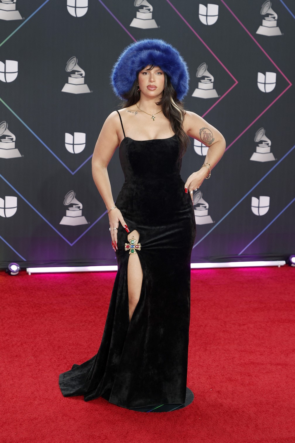 Nathy Peluso no Grammy Latino 2021 — Foto: Arturo Holmes/Getty Images/AFP