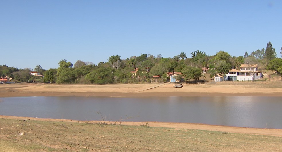 Barragem em Carmo do Cajuru atinge nível mais baixo de água nos últimos dois anos CentroOeste