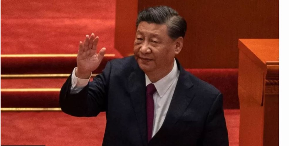 Xi Jinping deve garantir um terceiro mandato sem precedentes no Congresso do Partido Comunista — Foto: GETTY IMAGES/BBC