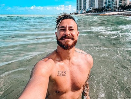 Fred, do Desimpedidos, curte dia de sol em Miami (Foto: Instagram)