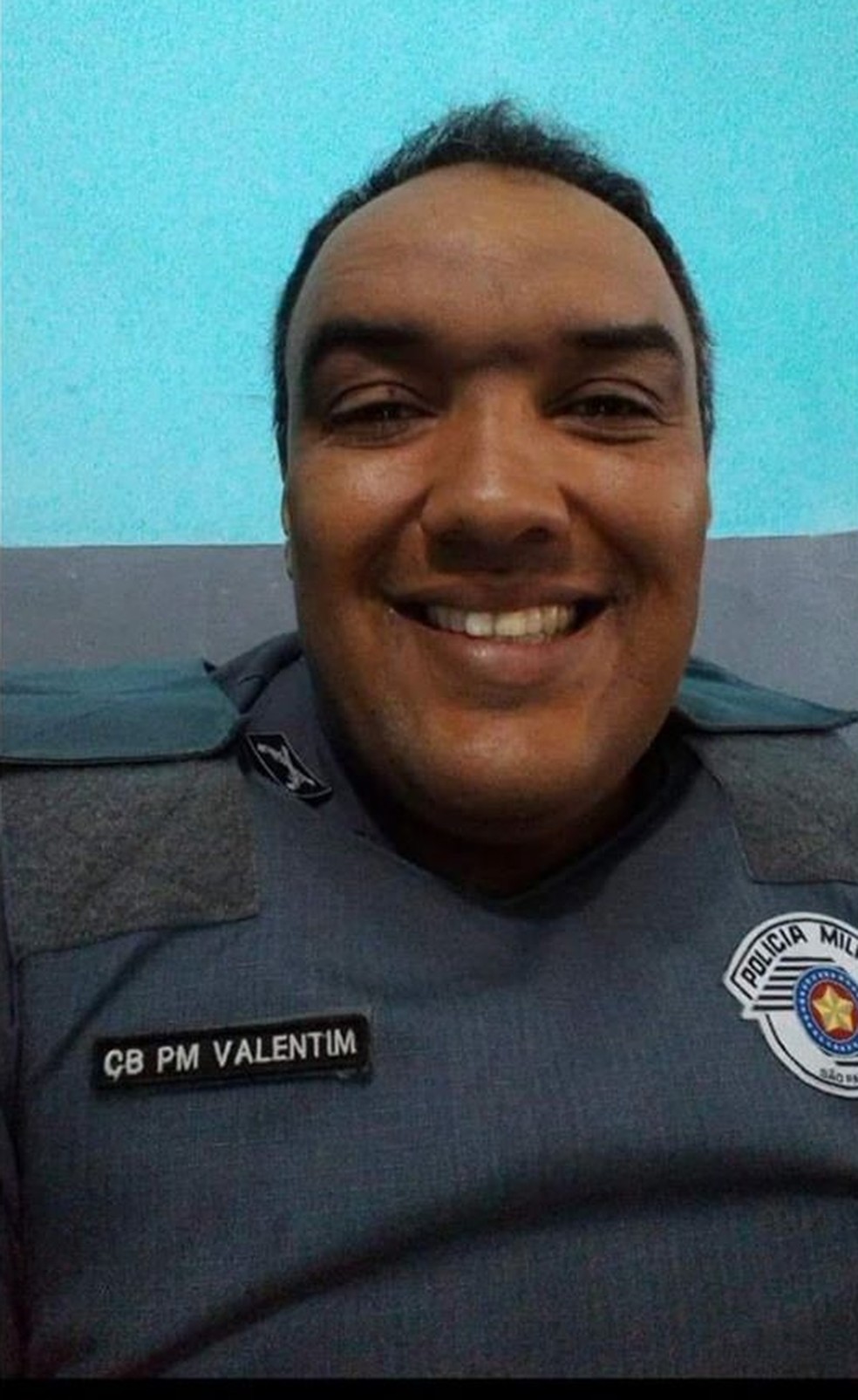 Policial Militar morreu vítima do novo coronavírus em Guarujá (SP). — Foto: Reprodução/Facebook