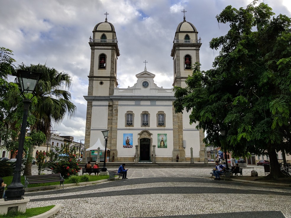 Bas&iacute;lica do Senhor Bom Jesus de Iguape, SP, no Vale do Ribeira &mdash; Foto: Jo&atilde;o Amaro/G1