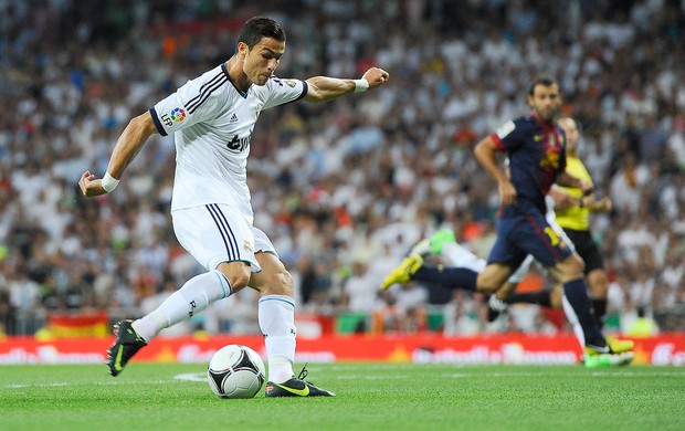 Cristiano Ronaldo, Real Madrid x Barcelona (Foto: Agência Getty Images)