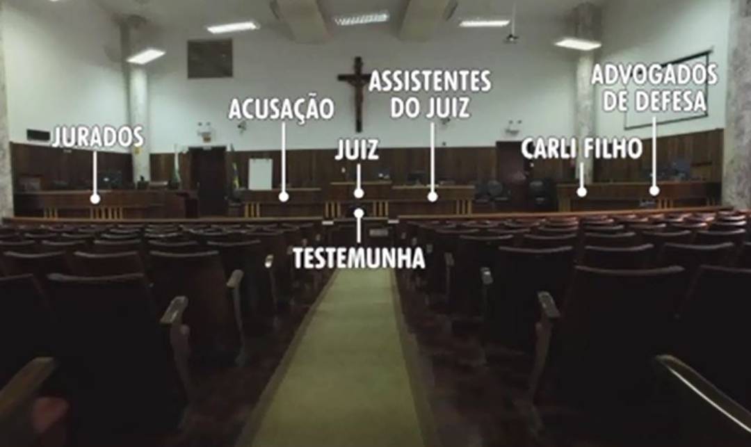Plenário do Tribunal do Júri em Curitiba