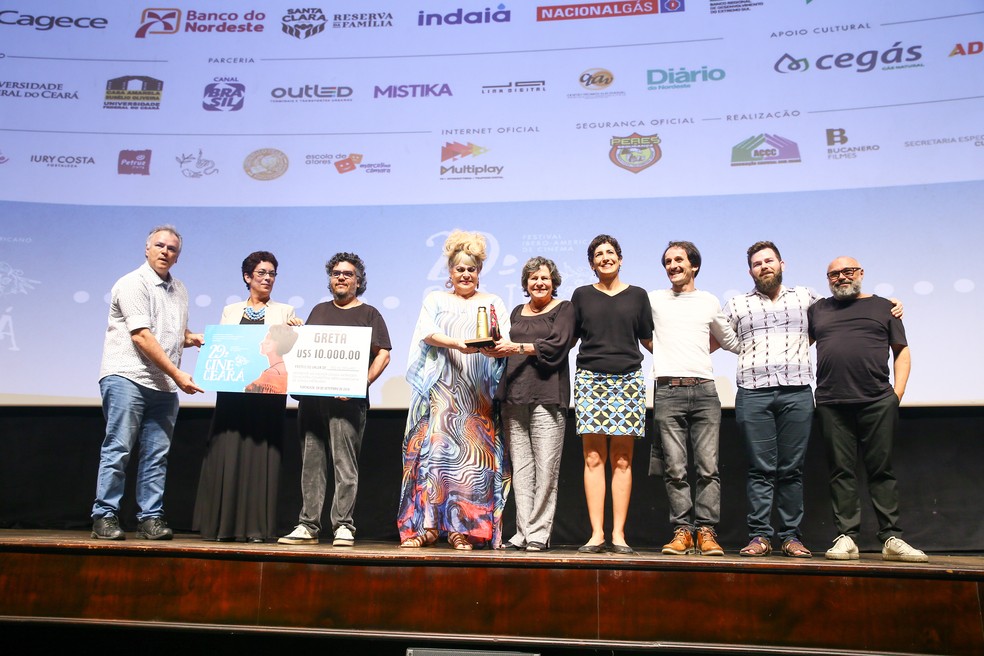 O filme "Greta", de Armando Praça, venceu a categoria de "Melhor Longa-metragem" no 29º Cine Ceará. — Foto: Camila Lima/Sistema Verdes Mares
