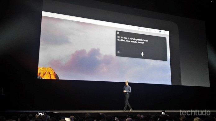 Siri foi introduzida no novo MacOS Sierra (Foto: Fabrício Vitorino/TechTudo)