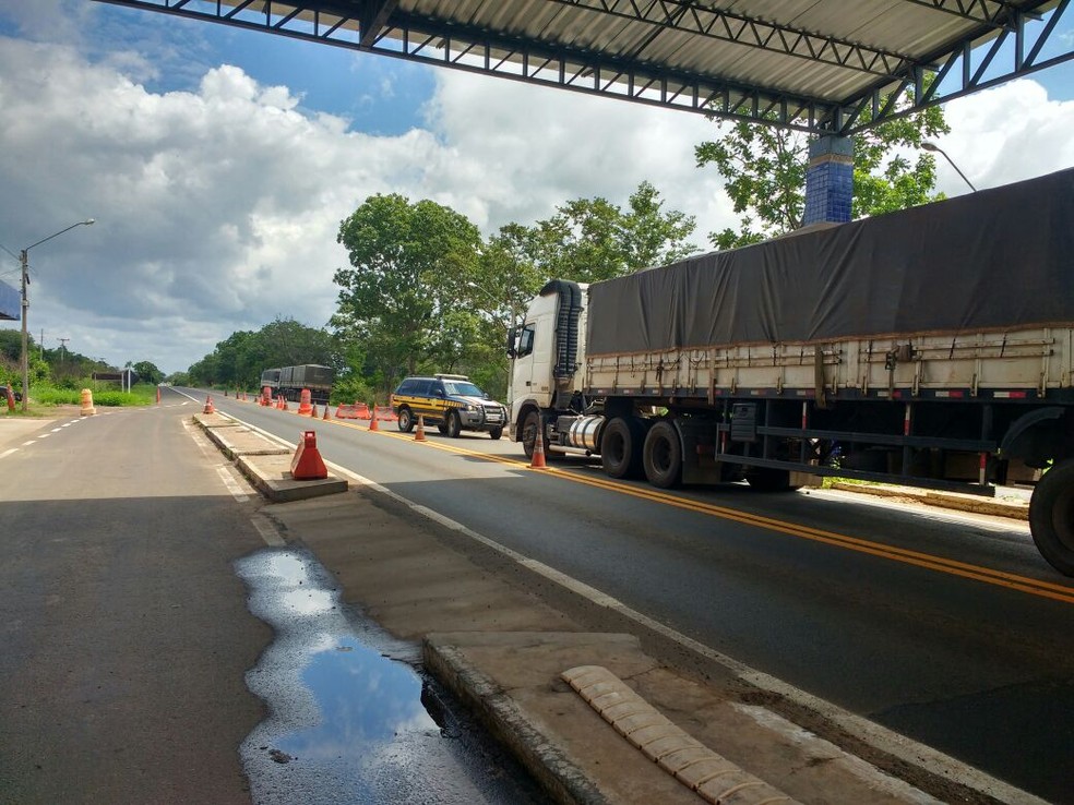 Cerca de 130 toneladas de madeira ilegal  foram apreendidas pela PRF no Piauí (Foto: Divulgação / PRF)
