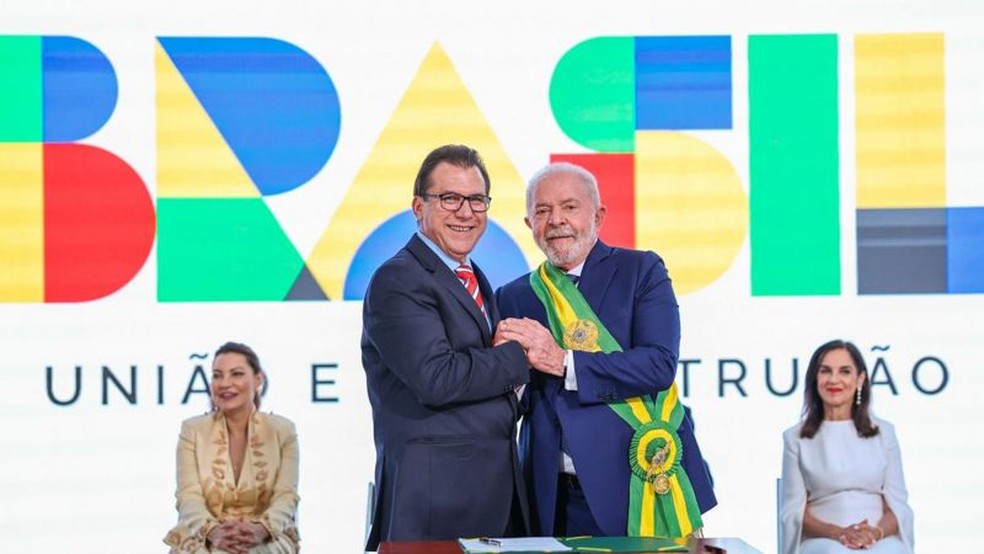 Tanto Lula quanto o ministro do Trabalho, Luiz Marinho, dizem que a reforma trabalhista de 2017 deverá ser revista, mas até agora nada foi enviado ao Congresso — Foto: Ricardo Stuckert/Presidência da República