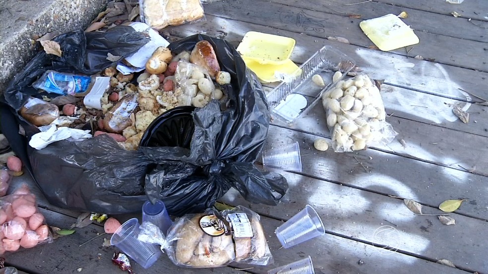 Anualmente, 931 milhões de toneladas de alimentos são desperdiçadas no mundo. — Foto: Reprodução/TV Rio Sul