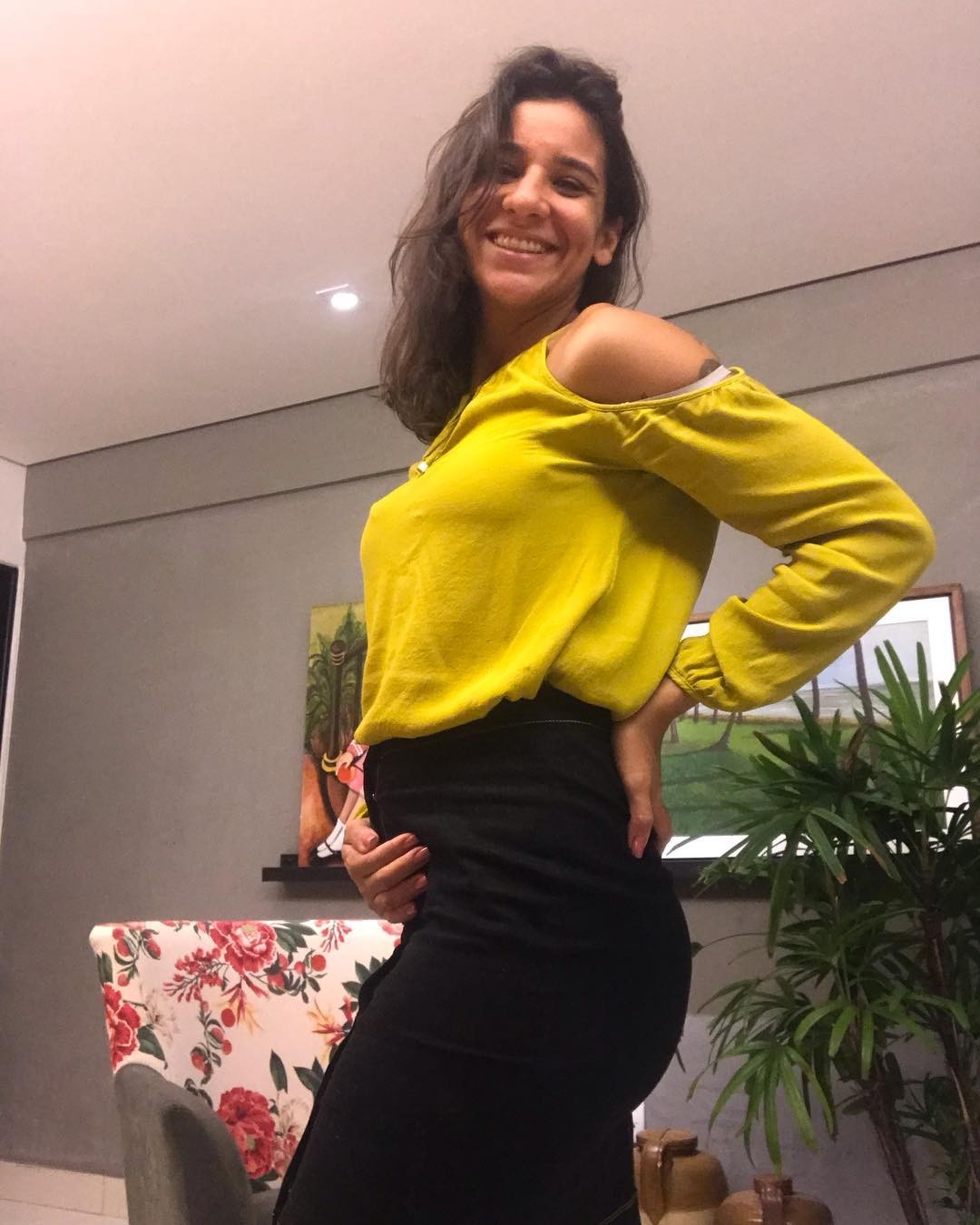 Joanna Maranhão mostrando a barriguinha (Foto: Reprodução Instagram)