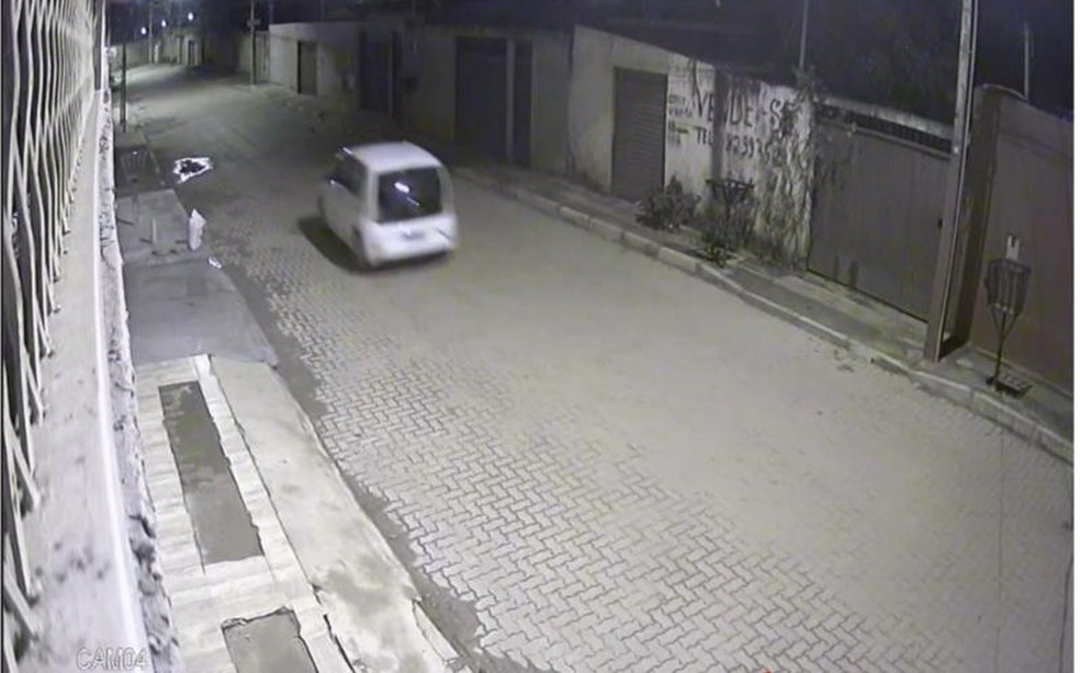 Carro de motorista de aplicativo vítima de latrocínio no DF — Foto: PCDF/Divulgação