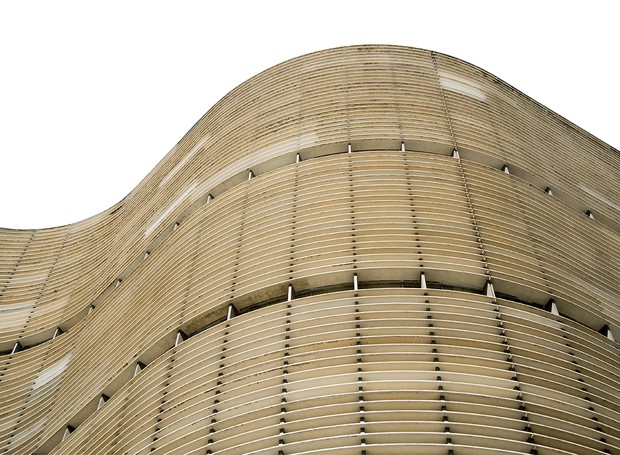 As curvas do Edifício Copan, SP, obra de Oscar Niemeyer (Foto: Getty Images)