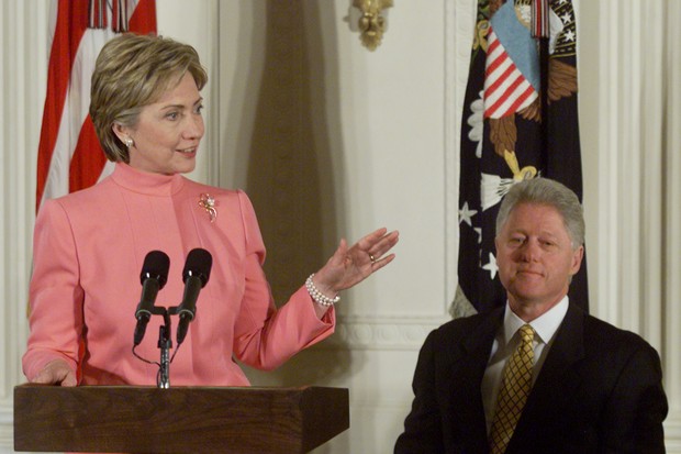 Hillary Clinton e Bill Clinton (Foto: Getty)