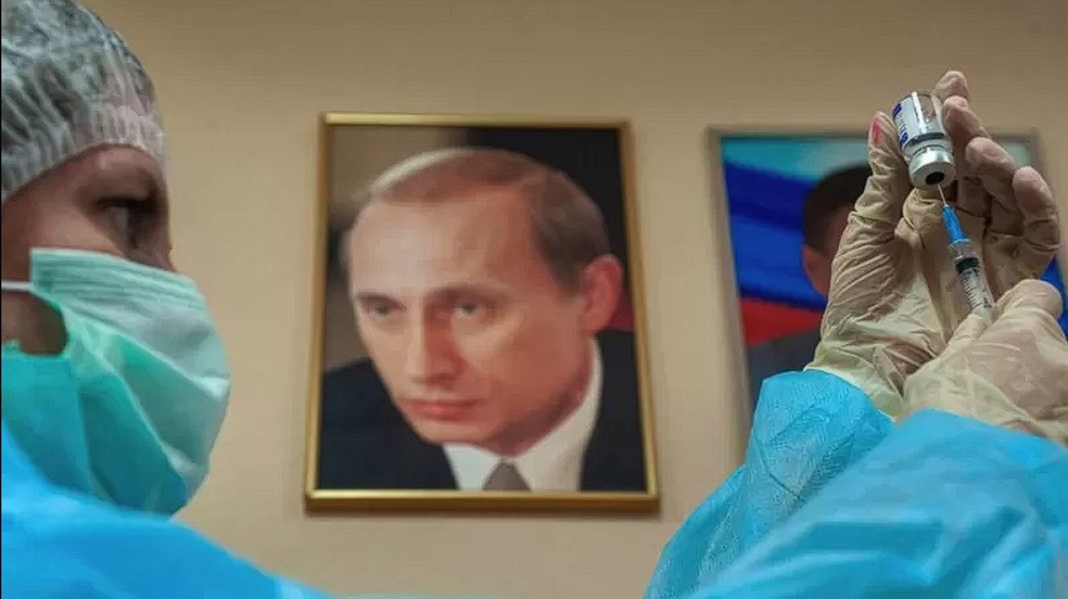 Governo russo fez grande esforço para proteger presidente Putin do coronavírus — Foto: GETTY IMAGES/via BBC