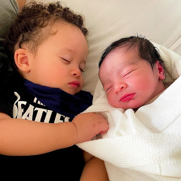 Pedro e Arthur Luan, filhos de Luan Otten (Foto: Reprodução/Instagram)