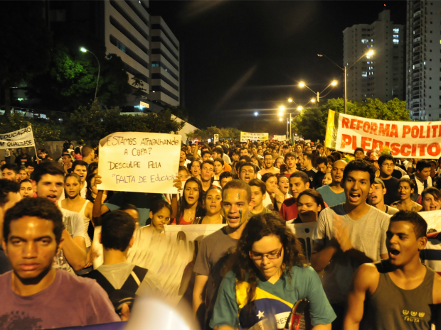 Grupo ainda se prepara para novas manifestações em Cuiabá. (Foto: Renê Dióz / G1)