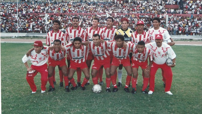 CRB campeão em 1995 (Foto: Arquivo / Museu dos Esportes)