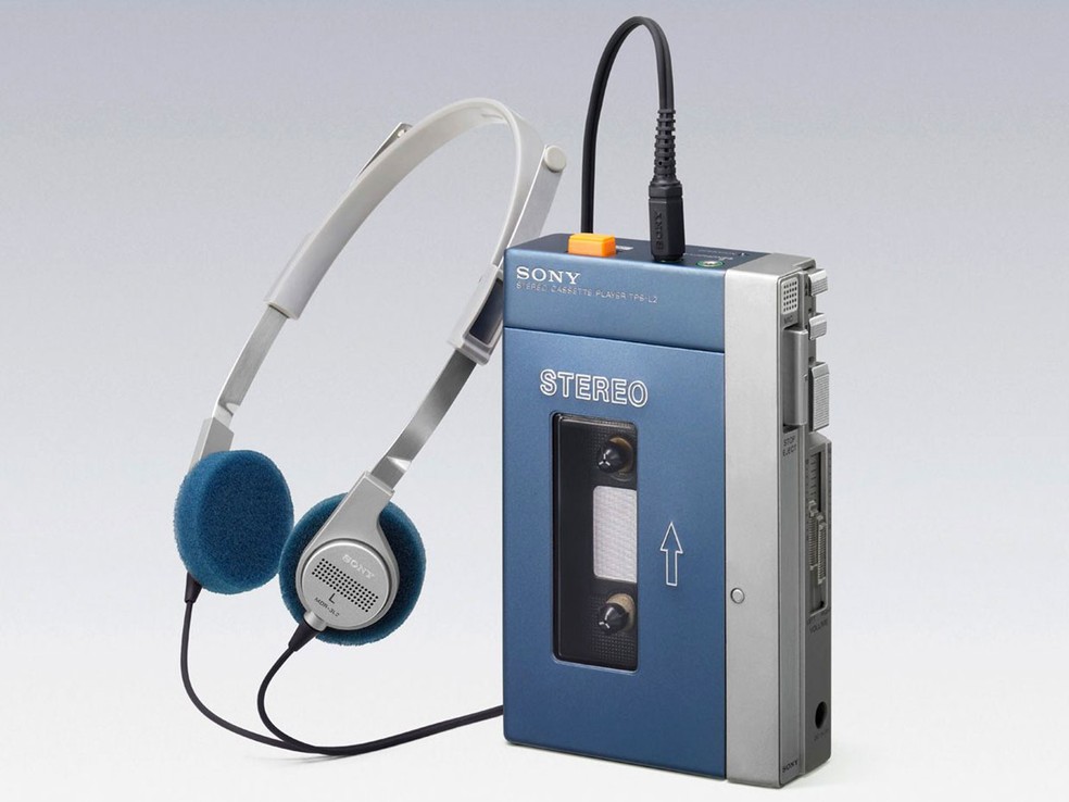 O primeiro Walkman apareceu em 1979 com o nome de TPS-L2 — Foto: Divulgação/Sony