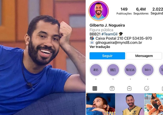 Gilberto Nogueira  (Foto: Reprodução/ Instagram)