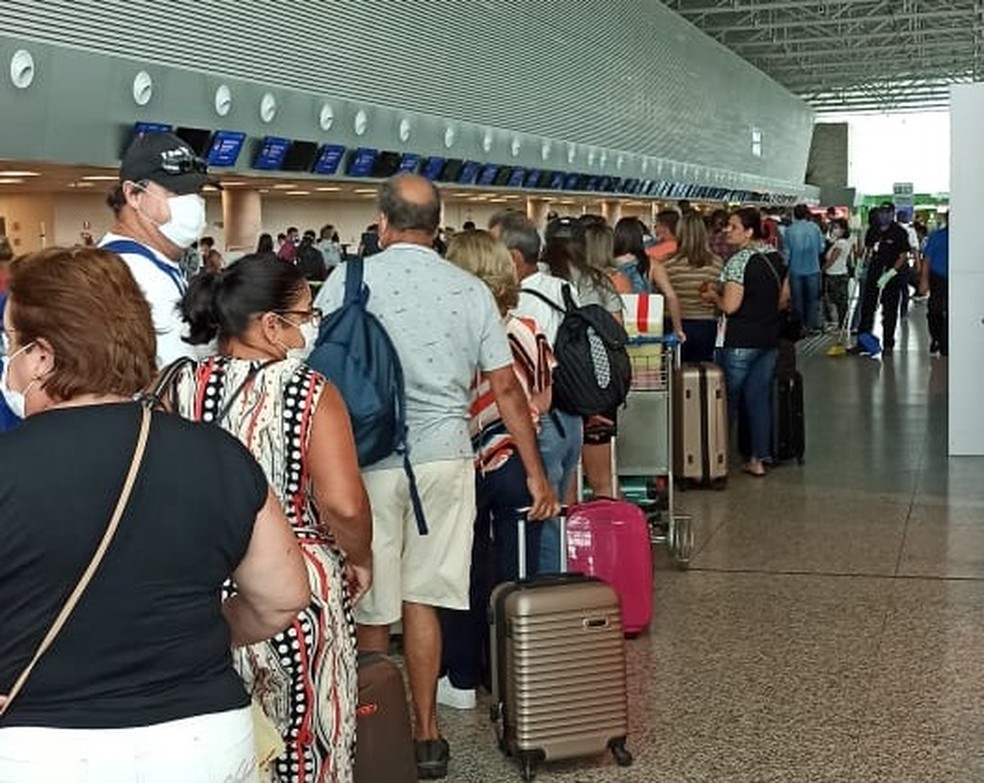 Com voos cancelados, Aeroporto de Natal tem tumulto e confusão com  passageiros | Rio Grande do Norte | G1