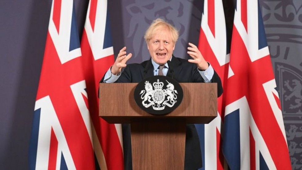 O Reino Unido e a União Europeia chegaram a um acordo para definir seu novo relacionamento em 24 de dezembro, uma semana antes do prazo final — Foto: Getty Images por BBC