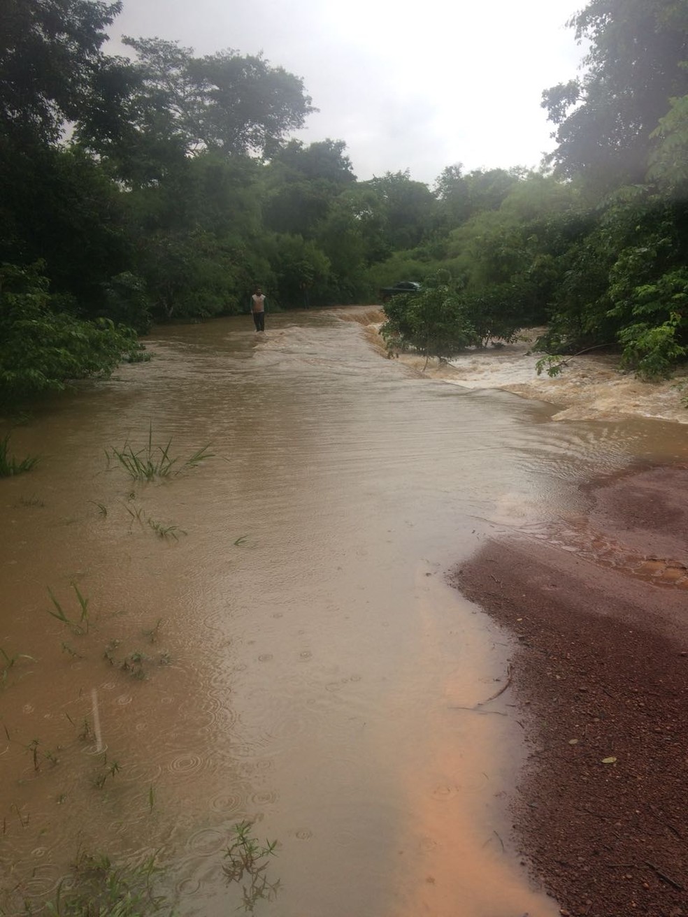 Conforme o secretário, está chovendo além do esperado em Cáceres (Foto: Arquivo pessoal)