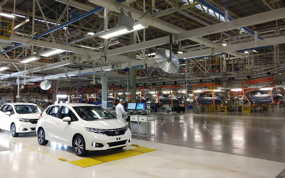 Nova fábrica da Honda, em Itirapina, SP — Foto: Gabrielle Chagas/G1