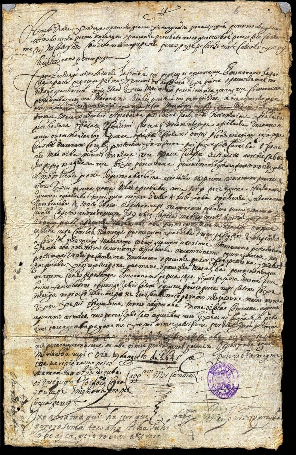 Cartas do século 17 são traduzidas do tupi pela 1ª vez na história: &#39;Por que faço guerra com gente de nosso sangue&#39;, escreveu indígena | São Paulo | G1