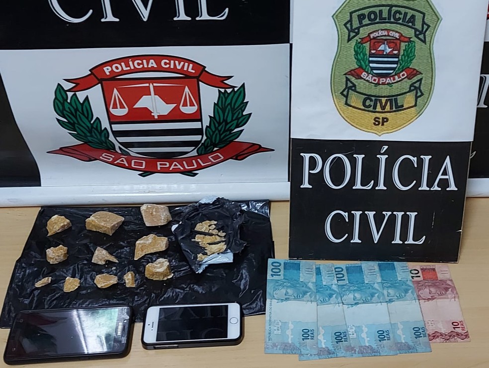 Morador de Valentim Gentil (SP) foi preso após investigação da Polícia Civil por tráfico de drogas — Foto: Polícia Civil/Divulgação
