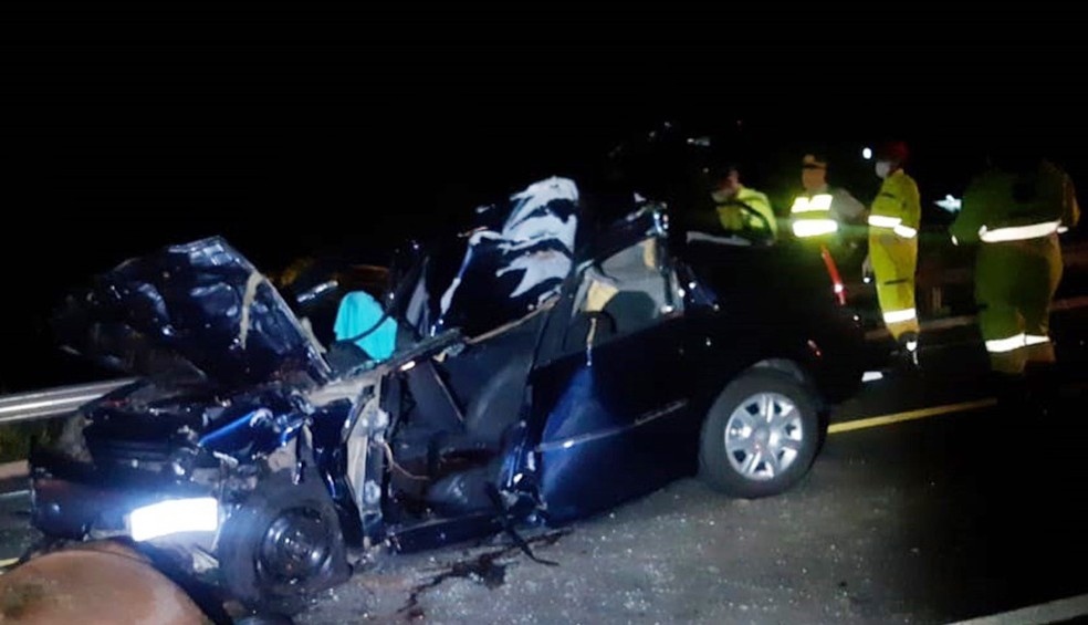 Homem de 62 anos morreu vítima de acidente de trânsito em Lucélia (SP) — Foto: Polícia Militar Rodoviária