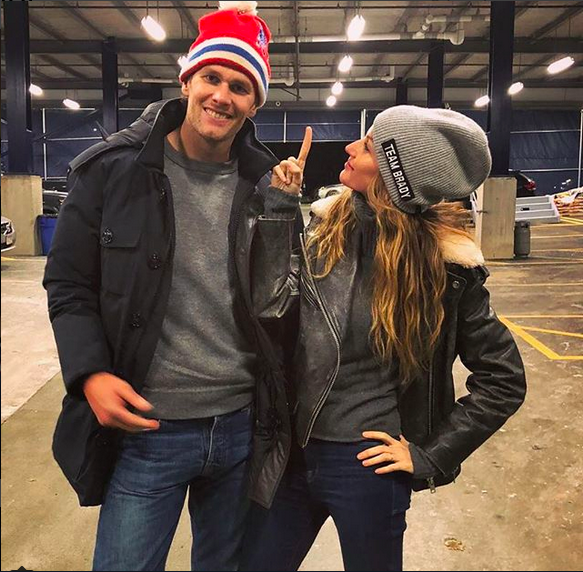 Tom Brady e Gisele Bündchen (Foto: Instagram)