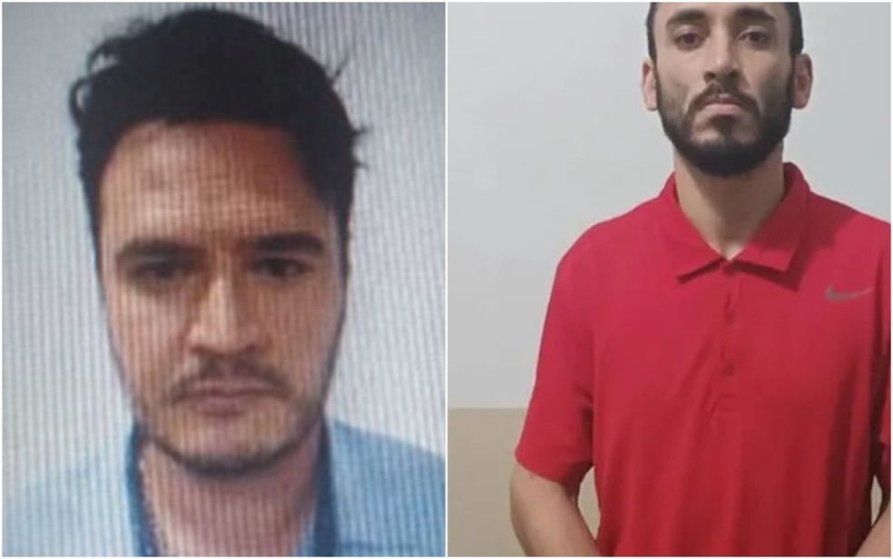 Leandro Alves e Wallace Novais, suspeitos de matar garota de programa em Goiás — Foto: Divulgação/Polícia Civil
