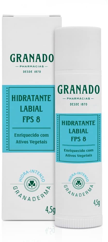Hidratante Labial FPS 8, Granado, Azul claro, 4,5g (Foto: Reprodução/Amazon)