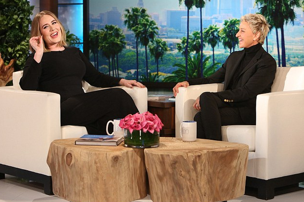 Adele e Ellen DeGeneres (Foto: Reprodução)