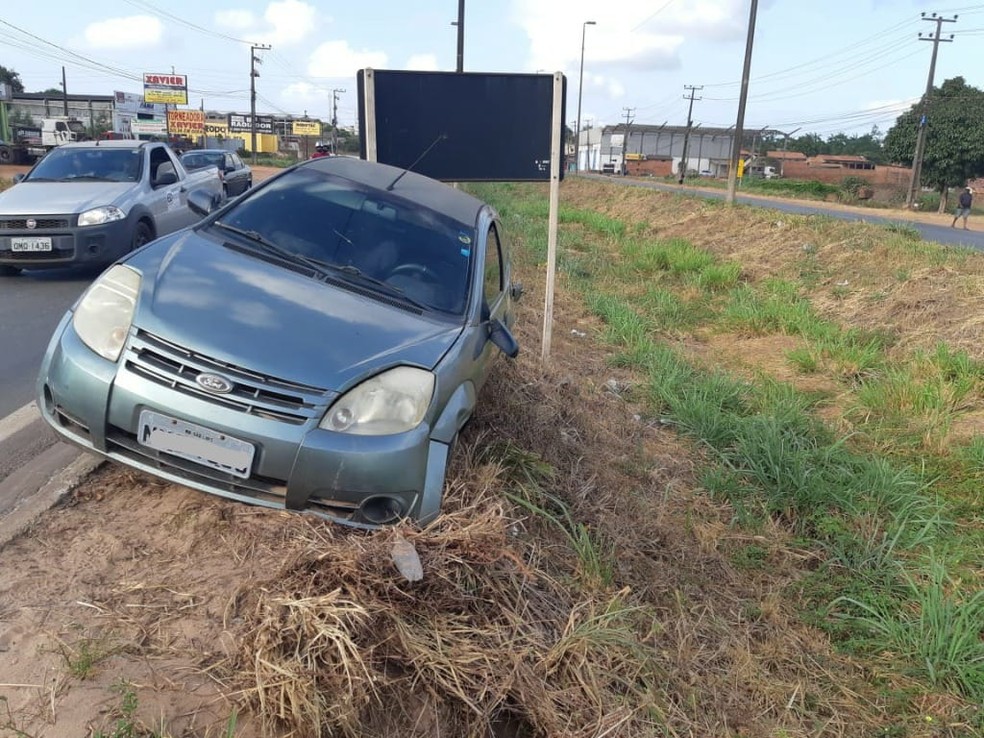 Motorista embriagado se envolve em acidente na BR-135 em São Luís — Foto: Divulgação 